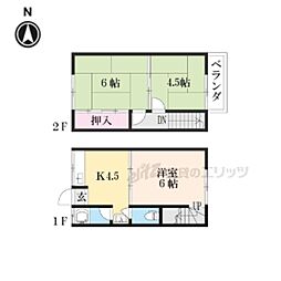 スタイル土師II 1階3DKの間取り