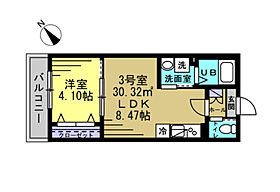 グランパラディソ 103 ｜ 千葉県柏市豊四季（賃貸アパート1LDK・1階・30.32㎡） その2