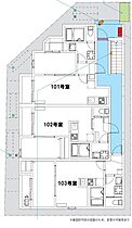 ELM VISTA B  ｜ 千葉県松戸市北松戸1丁目（賃貸アパート1LDK・2階・29.81㎡） その3