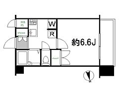 東京メトロ丸ノ内線 池袋駅 徒歩10分の賃貸マンション 7階1Kの間取り