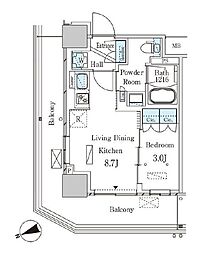 間取図画像 1LDK