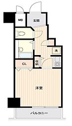 サンテミリオン目白 1Kの間取図画像