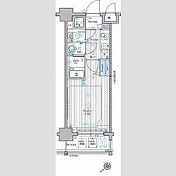グランド・ガーラ池袋 1Kの間取図画像