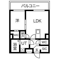 crostone西巣鴨 1LDKの間取図画像