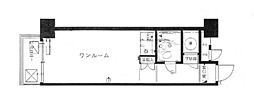 池袋アビタシオン ワンルームの間取図画像