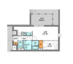 文京区千石3丁目マンション 1LDKの間取図画像