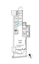 パークナードフィット南青山Vista  ｜ 東京都港区南青山７丁目（賃貸マンション1R・8階・24.76㎡） その2