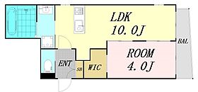 K.H.E  ｜ 大阪府大阪市福島区吉野1丁目（賃貸マンション1LDK・10階・45.00㎡） その2