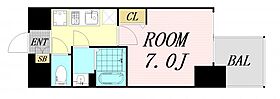 プレサンス心斎橋レヨン  ｜ 大阪府大阪市中央区南船場1丁目（賃貸マンション1K・13階・24.00㎡） その2