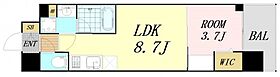 アーバネックス難波WEST  ｜ 大阪府大阪市浪速区桜川1丁目（賃貸マンション1LDK・15階・30.09㎡） その2