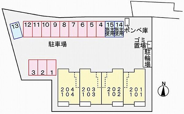 兵庫県小野市葉多町(賃貸アパート2LDK・2階・57.07㎡)の写真 その14