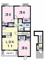 兵庫県加古川市尾上町長田（賃貸アパート3LDK・2階・68.03㎡） その2