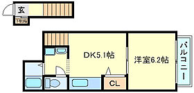 兵庫県明石市二見町西二見駅前2丁目（賃貸アパート1DK・2階・28.98㎡） その2