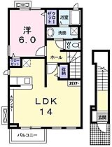 兵庫県三木市志染町中自由が丘2丁目（賃貸アパート1LDK・2階・51.94㎡） その2