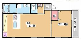 兵庫県明石市材木町（賃貸アパート1LDK・1階・37.64㎡） その2