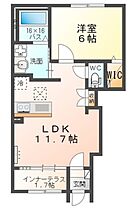 兵庫県姫路市田寺3丁目（賃貸アパート1LDK・1階・45.49㎡） その2