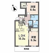 兵庫県姫路市東延末2丁目（賃貸アパート2LDK・1階・61.34㎡） その2