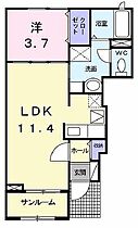 兵庫県高砂市曽根町（賃貸アパート1LDK・1階・41.22㎡） その2