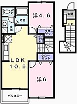 兵庫県姫路市飾磨区中島1丁目（賃貸アパート2LDK・2階・51.67㎡） その2