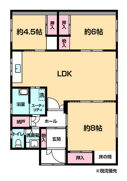 間取りを拡大表示