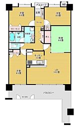 アンピールリュエル姪浜壱番館 4LDKの間取図画像
