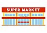 周辺：マルショク昭代店 徒歩7分。 550m