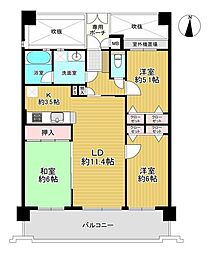 間取図画像 3LDK