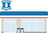 周辺：ローソン福津花見が丘一丁目店 徒歩11分。 800m