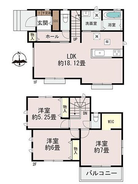 間取りを拡大表示