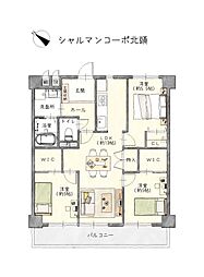 間取図画像 3LDK