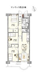 サンヴィラ野並Ｂ棟「リノベ4階×駐車場×ペット可」