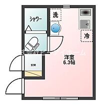 東京都新宿区新宿7丁目（賃貸アパート1R・2階・13.49㎡） その2