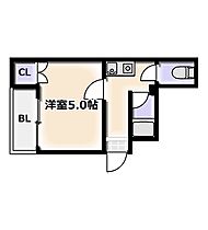 大阪府大阪市阿倍野区桃ケ池町1丁目（賃貸マンション1K・2階・18.00㎡） その2