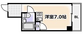 大阪府大阪市東住吉区桑津4丁目（賃貸マンション1R・4階・19.50㎡） その2