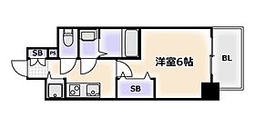 大阪府大阪市東住吉区桑津2丁目（賃貸マンション1K・11階・21.90㎡） その2