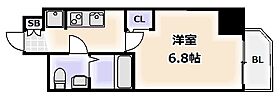 大阪府大阪市天王寺区北河堀町（賃貸マンション1K・10階・21.74㎡） その2