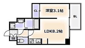 大阪府大阪市天王寺区大道1丁目（賃貸マンション1LDK・2階・29.28㎡） その2