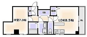 大阪府大阪市東住吉区桑津2丁目（賃貸マンション1LDK・3階・42.00㎡） その2