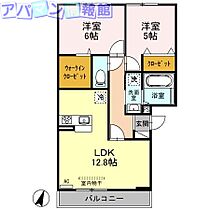 セジュール近江II  ｜ 新潟県新潟市中央区近江3丁目12-1（賃貸アパート2LDK・3階・58.07㎡） その2