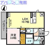 新潟県新潟市中央区新和4丁目（賃貸アパート1LDK・3階・35.30㎡） その2