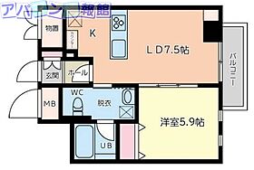 Kaya sumi topia  ｜ 新潟県新潟市中央区米山3丁目13-15（賃貸マンション1LDK・2階・45.51㎡） その2