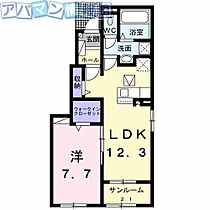 エスペランサ　I  ｜ 新潟県新潟市西蒲区赤鏥（賃貸アパート1LDK・1階・50.14㎡） その2