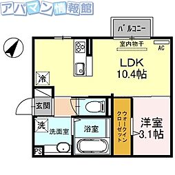 間取図画像 1LDK