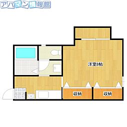 ジョイフル南台 1Kの間取図画像