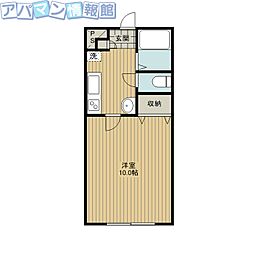 ヒルズ道玄坂 1Kの間取図画像