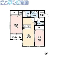 物件の間取り