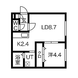 グランデール新札幌II(A棟) 2階/-