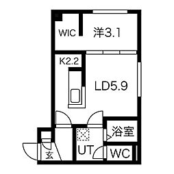 間取図画像 1LDK