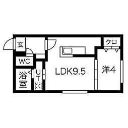 Le nuage（ル・ヌアージュ）豊平 4階