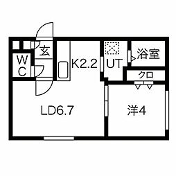 間取図画像 1LDK